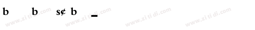 Bembo Book SC Bold字体转换